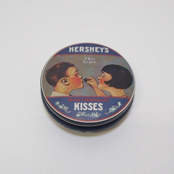 Hershey's Milk Chocolate Kisses Tin 1982 Limited Edition Collectible Vintage VGC - Picture 1 of 6